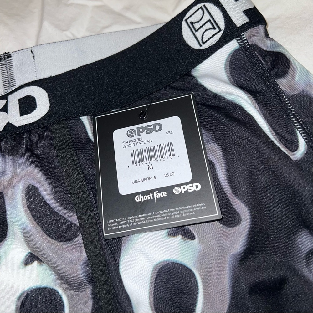 PSD Ghost Face Black and White Boxers
